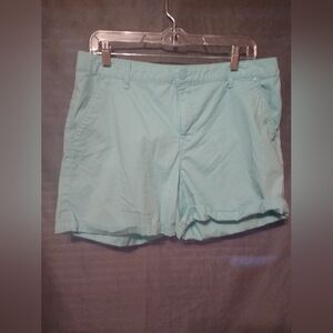 Gloria Vanderbilt women's mint green pony shorts